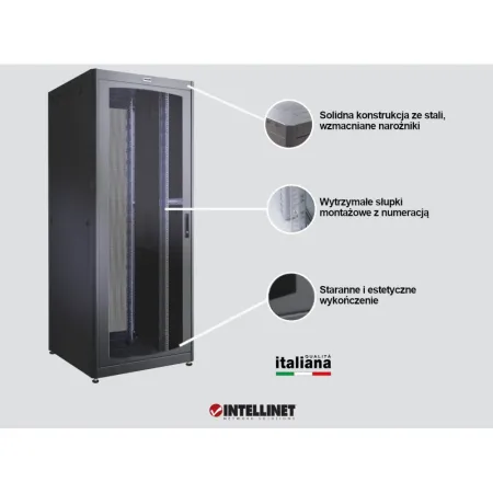 Szafa Rack 19 42u 800x800 Drzwi Perforowane